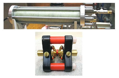Celda de prueba y electrodos para presión de aceite 1-100 barras en el equipo portatest