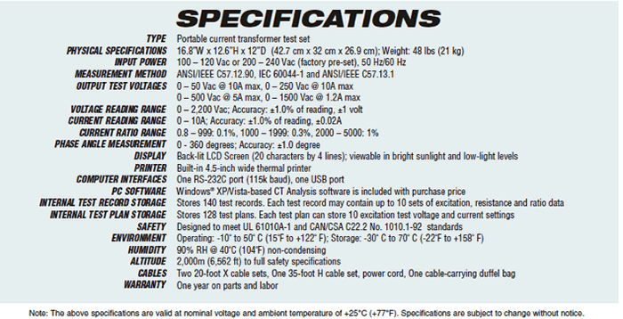 Transformers Testing EZCT S2 specs