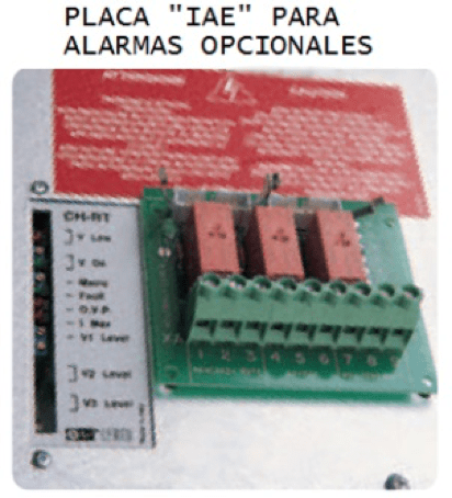 Placa IAE Cargadores / Rectificadores de Baterías Serie ACH